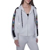 image:imageKARL LAGERFELD Womens Athleisure Sporty Karl Logo JacketSoft White