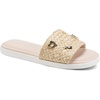image:imageKARL LAGERFELD Womens Carenza Atelier Flat Sandal With PinsNatural