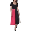 image:imageKARL LAGERFELD Womens Colorblock Sleeveless Fun Midi DressTeaberry Multi