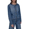 image:imageKARL LAGERFELD Womens Everyday Collarless Essential Casual JacketCoastal Blue