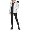 image:imageKARL LAGERFELD Womens Faux Fur Trim Hooded Down Short Puffer JacketFaux Fur Trim White