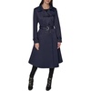 image:imageKARL LAGERFELD Womens Flared Trench CoatInk