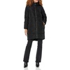 Knit Cuff Hooded Black