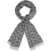 image:imageKARL LAGERFELD Womens Logo Lightweight PashminaBlack