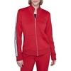 image:imageKARL LAGERFELD Womens Long Sleeve Athleisure Logo Tape Scuba JacketAdmiral Red