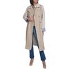 image:imageKARL LAGERFELD Womens Long Sleeve Collar Self Tie Belt Classic Trench CoatBisque