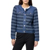 image:imageKARL LAGERFELD Womens Long Sleeve Denim Tweed JacketBlue AuraFrench Blue Multi