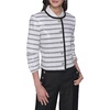 image:imageKARL LAGERFELD Womens Long Sleeve JacketSoft WhiteBlack