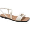 image:imageKARL LAGERFELD Womens Miram Flat Strappy Sandal With LogoCream