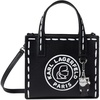 image:imageKARL LAGERFELD Womens Nouveau Small Printed Tote BagBlack Cameo
