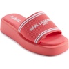 image:imageKARL LAGERFELD Womens Ohare Platform Sandal With LogoSunset Coral