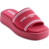 image:imageKARL LAGERFELD Womens Ohare Platform Sandal With LogoTeaberry