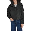 image:imageKARL LAGERFELD Womens Short Anorak Windbreaker CoatBlack