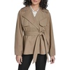 image:imageKARL LAGERFELD Womens Short Flared Trench CoatKhaki
