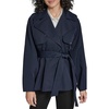 image:imageKARL LAGERFELD Womens Short Flared Trench CoatNavy