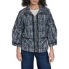 image:imageKARL LAGERFELD Womens Tweed Capelet CoatBlue Multi