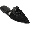 image:imageKARL LAGERFELD Womens Vadyn Pointed Toe Flat Loafer MulesBlack