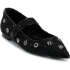 image:imageKARL LAGERFELD Womens Vicci Mary Jane FlatsBlack