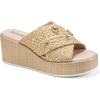 image:imageKARL LAGERFELD womens Caleigh Atelier Wedge Sandal With PinsNatural