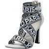 image:imageKARL LAGERFELD womens Careliz Evening Strappy Dress Heel With Belt DetailSoft White