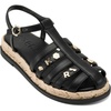 image:imageKARL LAGERFELD womens Chaselyn Fisherman Espadrille Sandal With PinsBlack