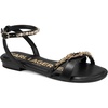 image:imageKARL LAGERFELD womens Christiano Strappy Flat SandalBlack