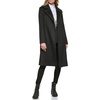 image:imageKARL LAGERFELD womens Legacy Military Long Wool CoatBelted Studded Black