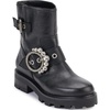 image:imageKARL LAGERFELD womens Lugsole Marceau Combat Boot With Crystal DetailBlack