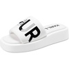 image:imageKARL LAGERFELD womens Opal Bonjour Platform SandalBright White