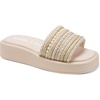 image:imageKARL LAGERFELD womens Ortley Platform SandalNatural