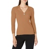 image:imageKarl Lagerfeld Paris Womens Colorful Sport SweaterCaramel