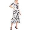 image:imageKarl Lagerfeld Paris Womens Ruffle Maxi DressHeritage Blue Multi