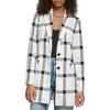 image:imageKarl Lagerfeld Paris Womens Windowpane Long Sleeve Soft JacketSport JacketSoft White Black