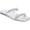 image:imageKarl Lagerfeld Paris womens Payzlee Embellished Flat SandalSilver
