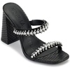 image:imageKarl Lagerfeld Paris womens Rayan Embellished Block Heel SandalBlack