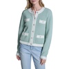 image:imageKarl Lagerfeld Womens 4Pocket Comfortable Classic Cardigan SweaterFresh Mint