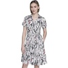 image:imageKarl Lagerfeld Womens Button Down Bright Print DressSoft WhitePink Multi