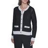 image:imageKarl Lagerfeld Womens Cardigan Buttons Fashion SweaterBlackSoft White