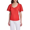image:imageKarl Lagerfeld Womens Eyelet Sleeves Dainty BlouseApple