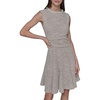 image:imageKarl Lagerfeld Womens Flare Skirt Sleeveless Stretch DressTruffle Soft White