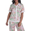 image:imageKarl Lagerfeld Womens Floral Print Camp ShirtSoft WhitePink Carnation Multi