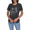 image:imageKarl Lagerfeld Womens Logo Choupette Outline TShirtBlackWhite