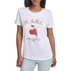 image:imageKarl Lagerfeld Womens Logo Choupette on Moped TShirtWhite