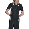 image:imageKarl Lagerfeld Womens Logo Collared Neck Polo SweaterBlackBisque