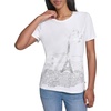 image:imageKarl Lagerfeld Womens Logo Paris City Theme Whimsical TShirtWhite