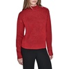 image:imageKarl Lagerfeld Womens Long Sleeve Mock Neck Crystal Button SweaterAdmiral Red