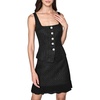 image:imageKarl Lagerfeld Womens Novelty Tweed Career Vest with ButtonsBlack
