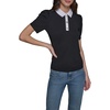 image:imageKarl Lagerfeld Womens Office Friendly Fashionable TopBlackWhite