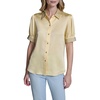 image:imageKarl Lagerfeld Womens Polished ButtonFront Everyday Essential Versatile BlousePana Cotta