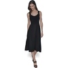 image:imageKarl Lagerfeld Womens Sleeveless Feminine Karl Logo DressBlack